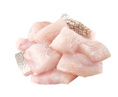 With deboned white fish