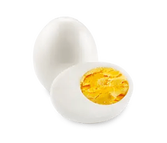 With egg