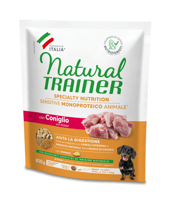 SPECIALTY NUTRITION SENSITIVE MONOPROTEICO ANIMALE NO GLUTEN SMALL&TOY ADULT CON ANATRA E CEREALI INTEGRALI