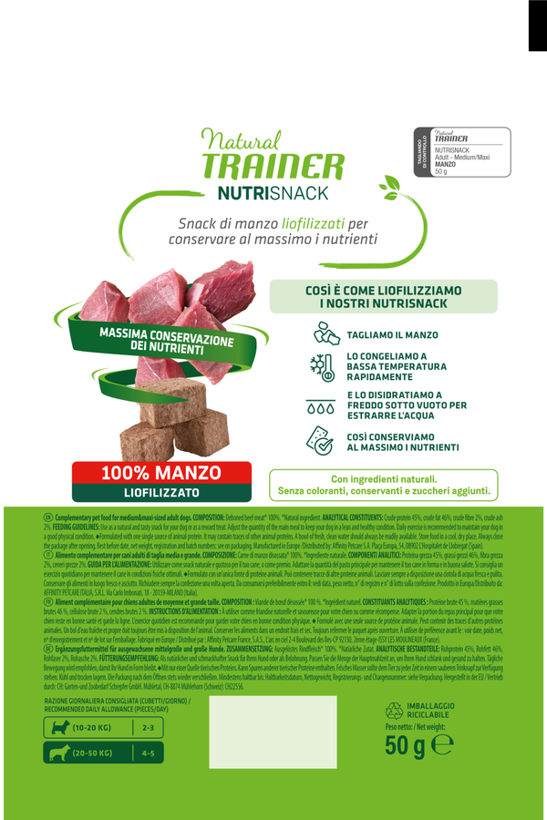 FREEZE DRIED CHUNKS BEEF