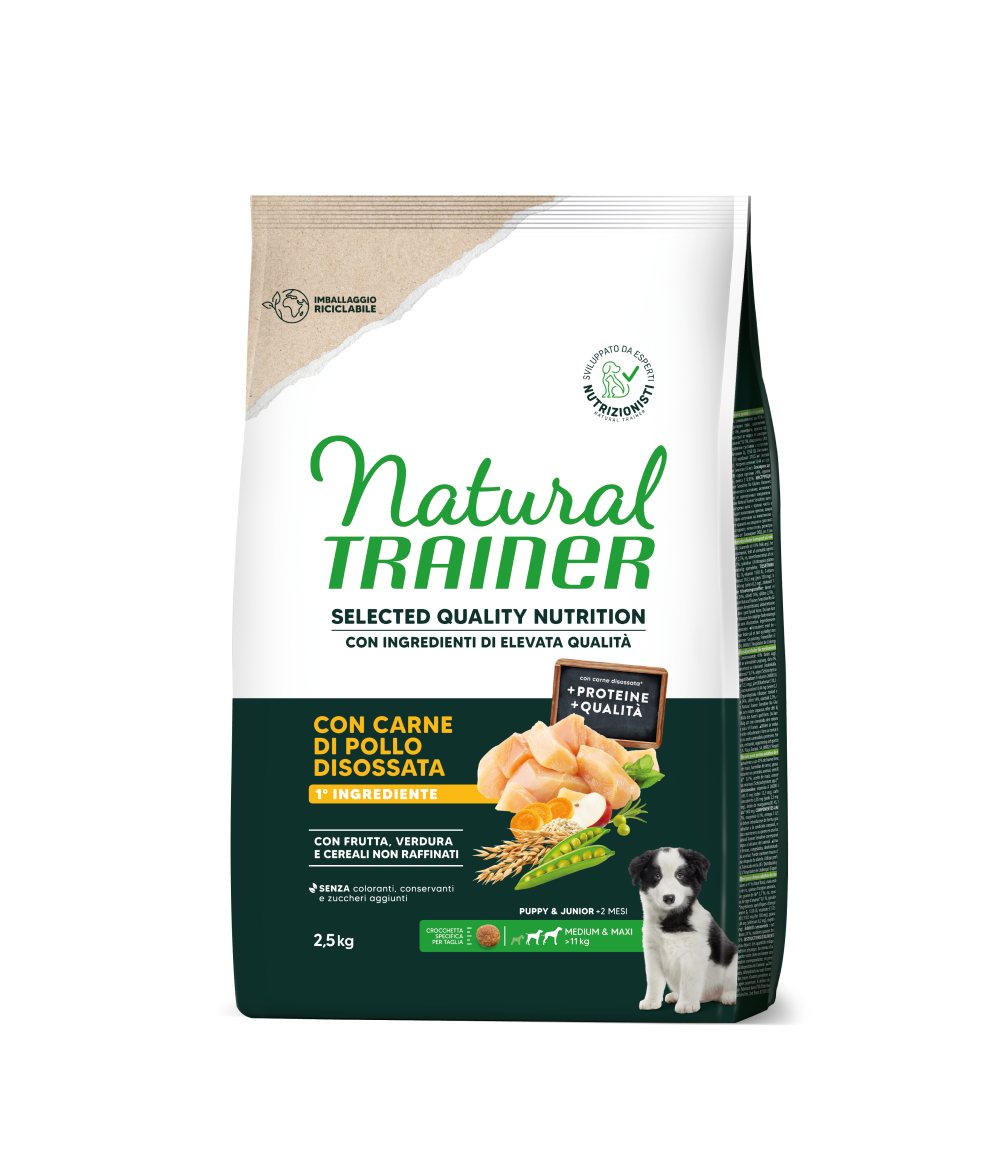 SELECTED QUALITY NUTRITION - PUPPY MEDIUM MAXI - WITH DEBONED CHICKEN