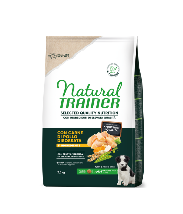 SELECTED QUALITY NUTRITION - PUPPY MEDIUM MAXI - WITH DEBONED CHICKEN