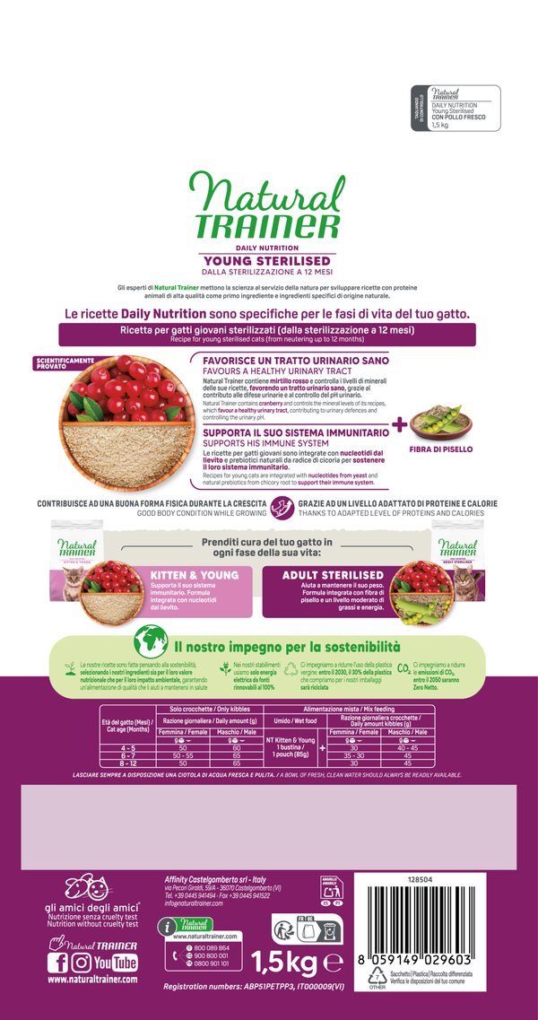 DAILY NUTRITION YOUNG STERILISED WITH FRESH CHICKEN