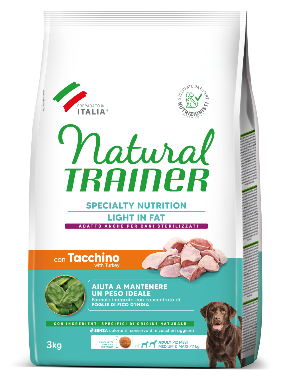 SPECIALTY NUTRITION LIGHT IN FAT MEDIUM&MAXI ADULT CON TACCHINO