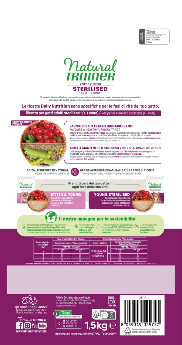 DAILY NUTRITION STERILISED ADULT WITH TURKEY