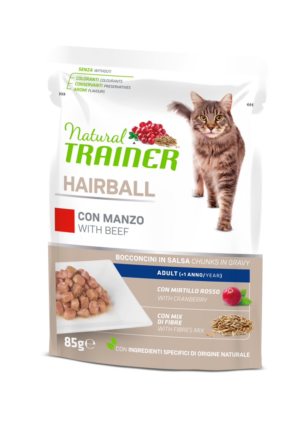 HAIRBALL ADULT BEEF WET