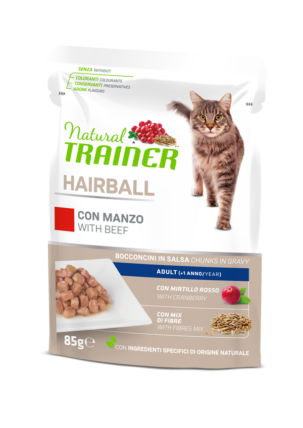 HAIRBALL ADULT BEEF WET