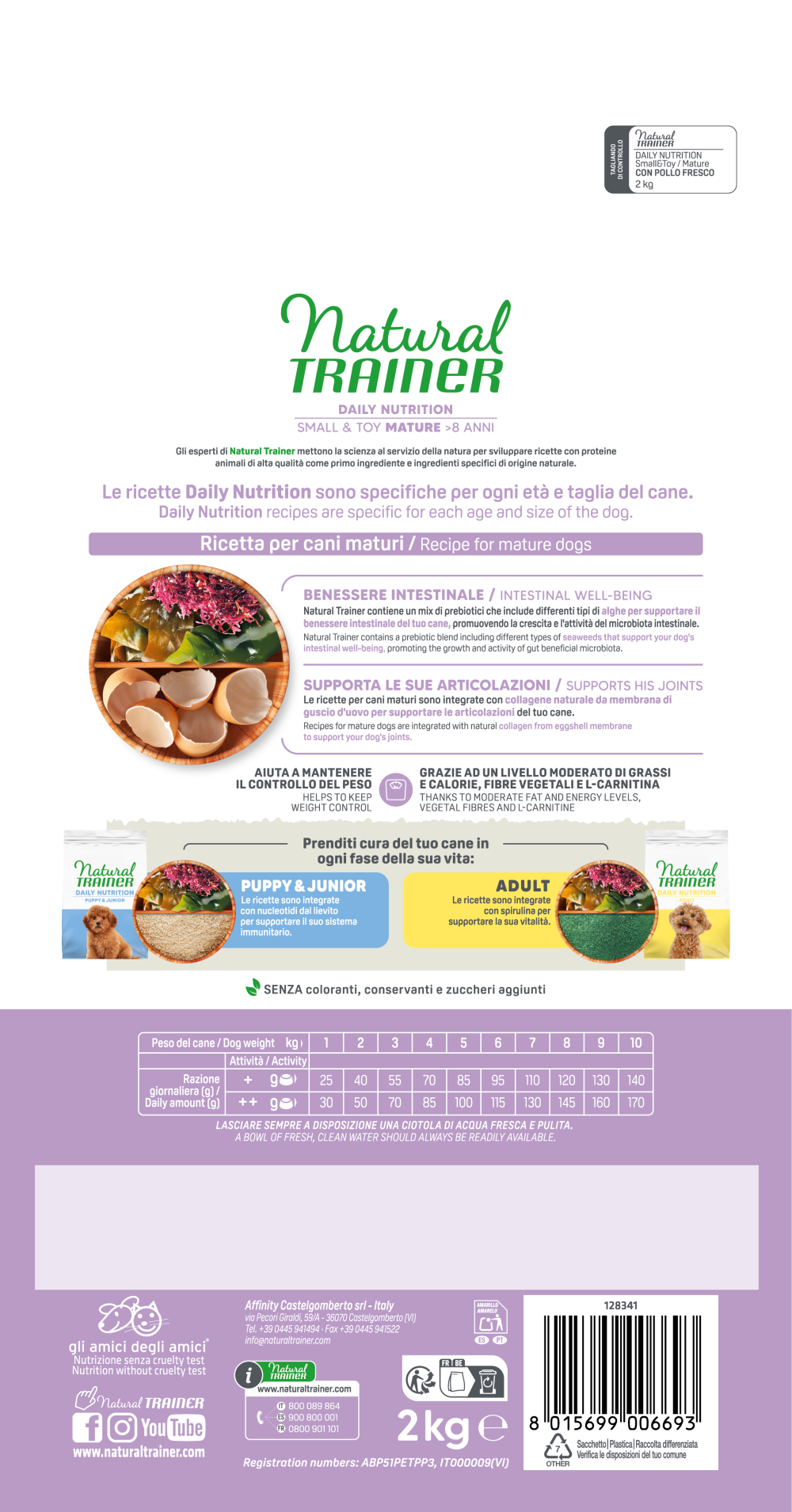 DAILY NUTRITION SMALL&TOY MATURE WITH FRESH CHICKEN