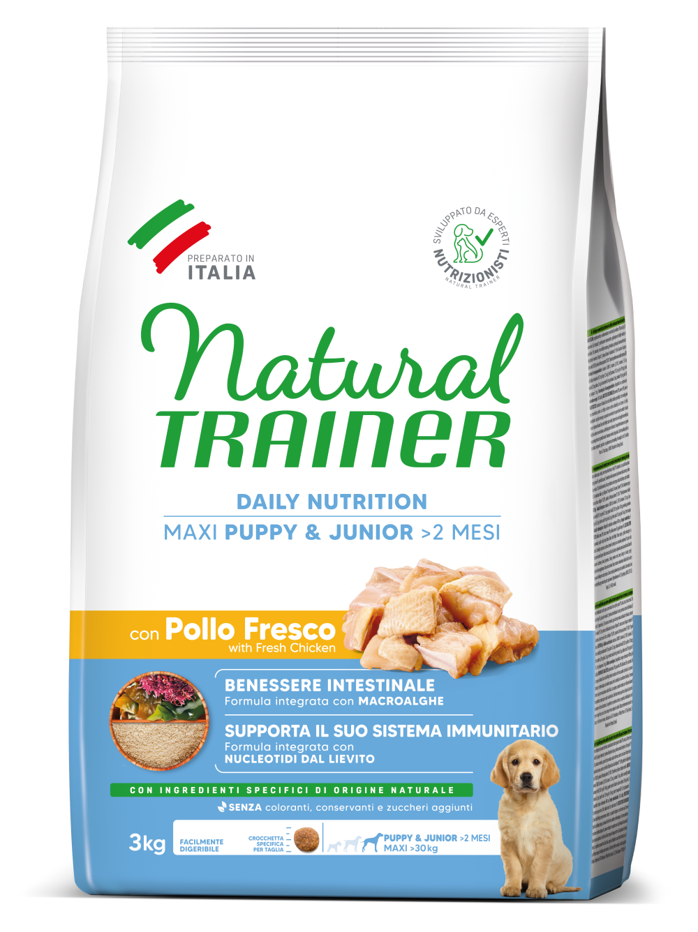 DAILY NUTRITION MAXI PUPPY&JUNIOR WITH FRESH CHICKEN