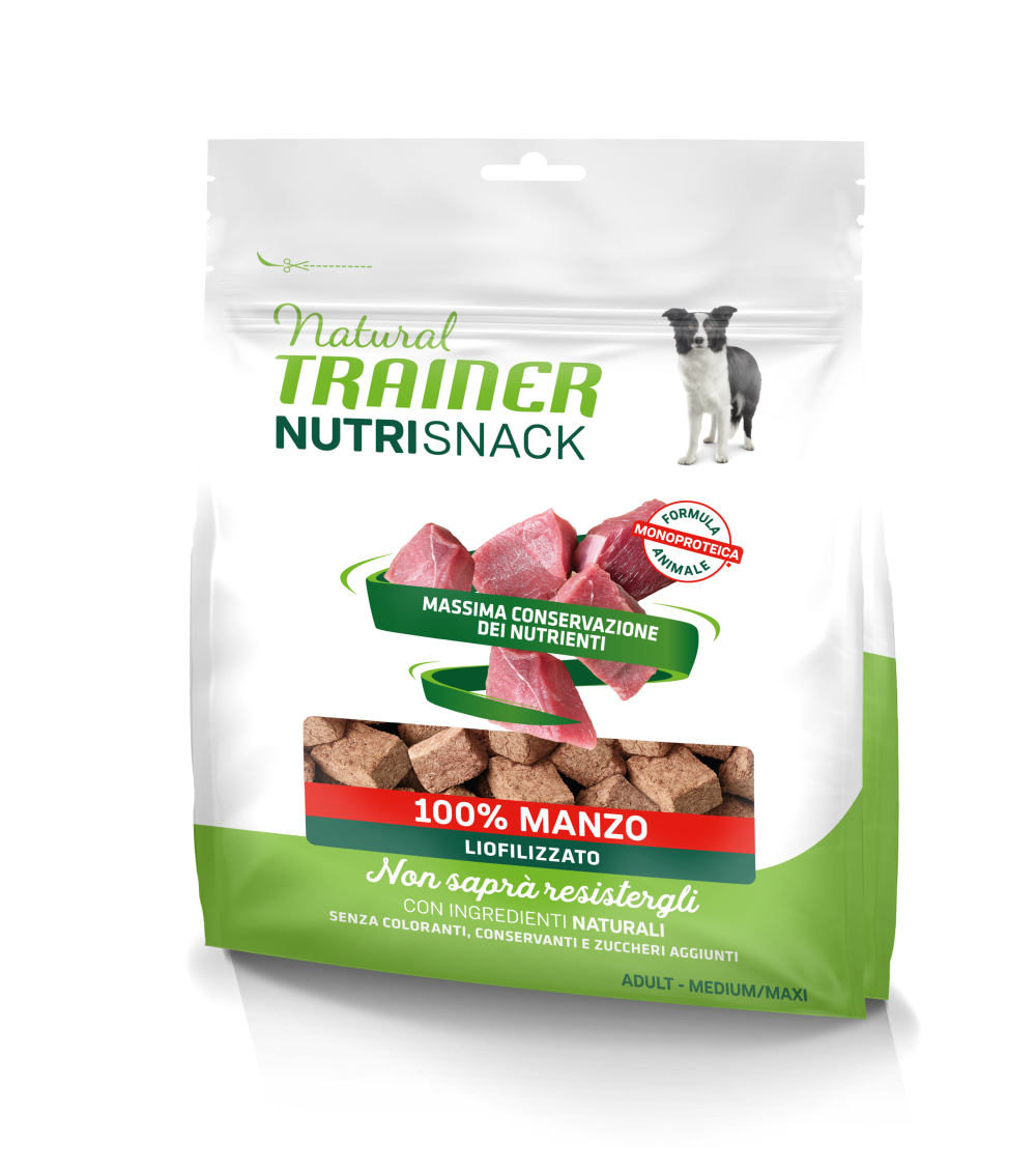 NUTRISNACK LIOFILIZZATO CON MANZO