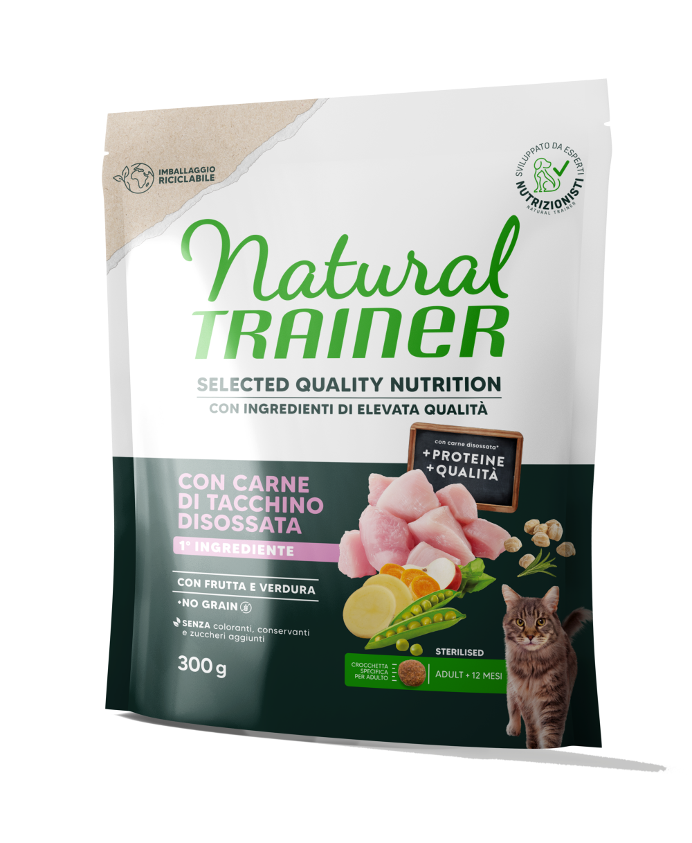 SELECTED QUALITY NUTRITION - ADULT STERILISED - WITH DEBONED TURKEY
