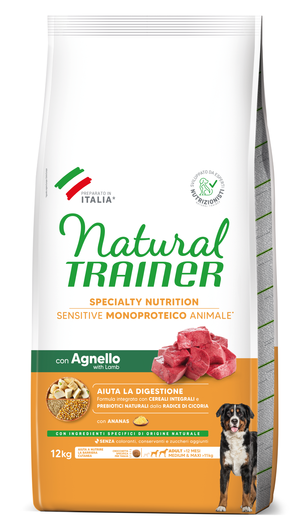 SPECIALTY NUTRITION SENSITIVE MONOPROTEICO ANIMALE  MEDIUM&MAXI ADULT WITH LAMB
