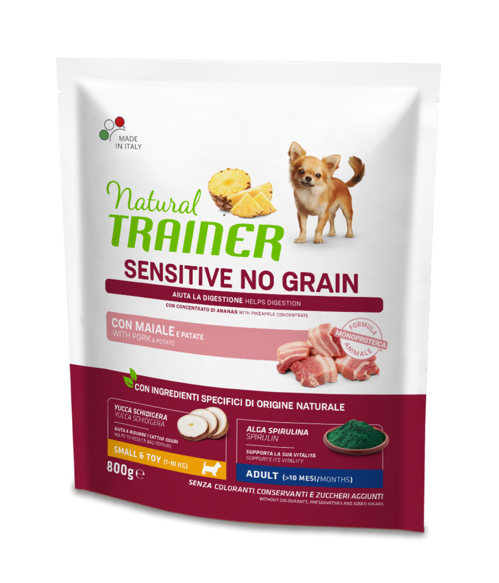 SPECIALTY NUTRITION NO GRAIN MONOPROTEICO ANIMALE SMALL&TOY ADULT WITH PORK