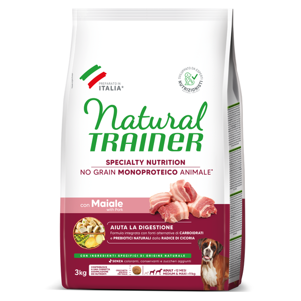 SPECIALTY NUTRITION NO GRAIN MONOPROTEICO ANIMALE ADULT WITH PORK