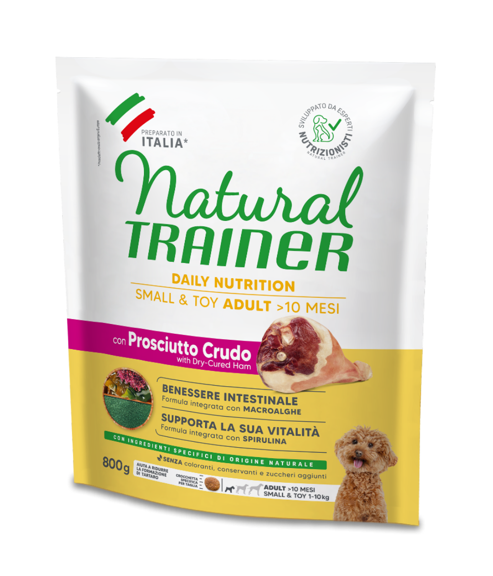 DAILY NUTRITION SMALL&TOY ADULT CON PROSCIUTTO CRUDO