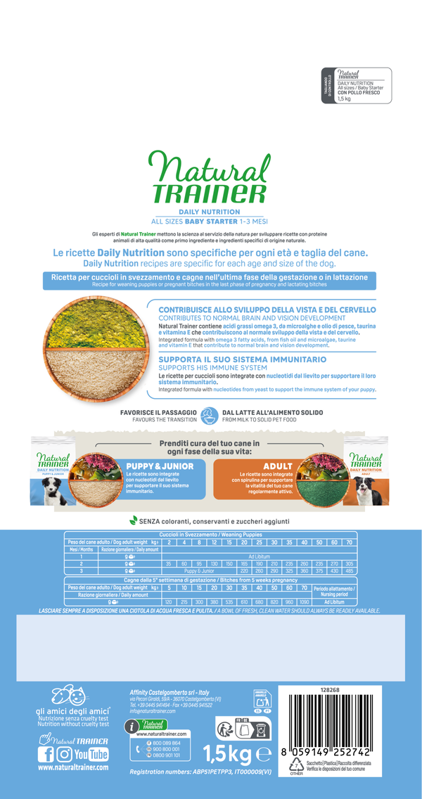 DAILY NUTRITION ALL SIZE BABY STARTER CON POLLO FRESCO