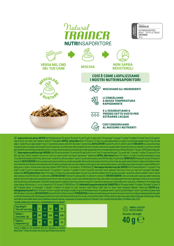 NUTRINSAPORITORE LIOFILIZZATO CON TACCHINO