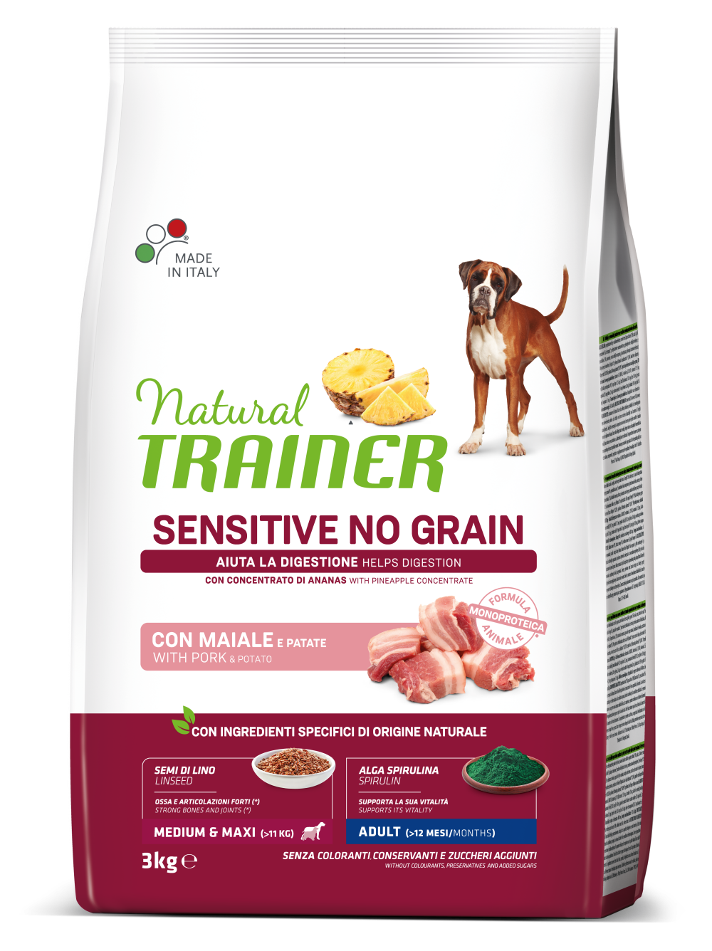 SPECIALTY NUTRITION NO GRAIN MONOPROTEICO ANIMALE ADULT WITH PORK