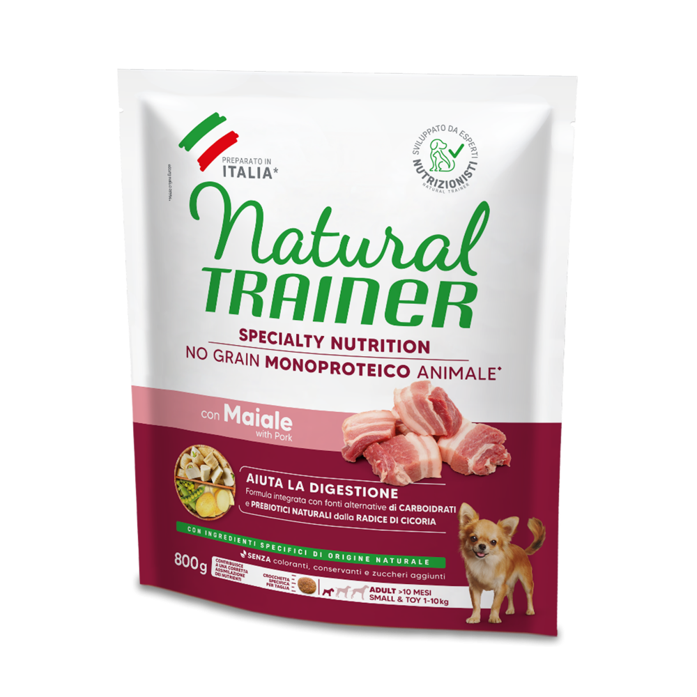 SPECIALTY NUTRITION NO GRAIN MONOPROTEICO ANIMALE SMALL&TOY ADULT WITH PORK