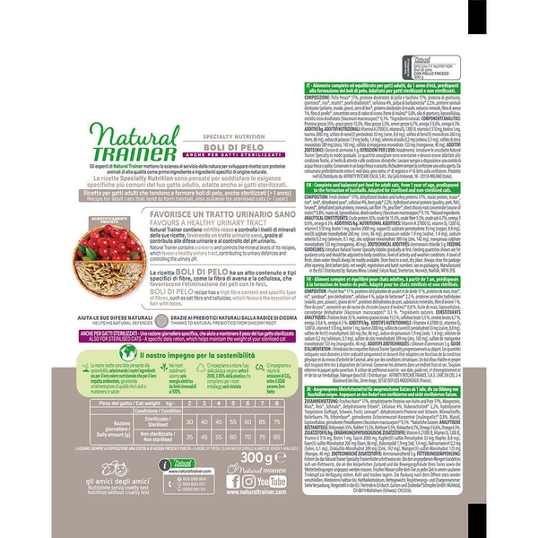 SPECIALTY NUTRITION BOLI DI PELO WITH FRESH CHICKEN