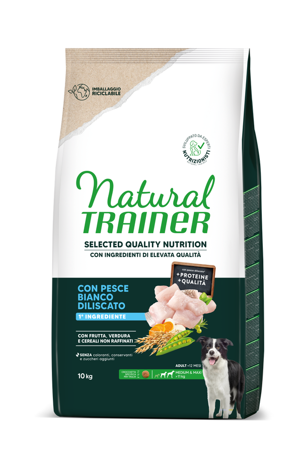 SELECTED QUALITY NUTRITION - ADULT MEDIUM MAXI - WITH DEBONED WHITE FISH