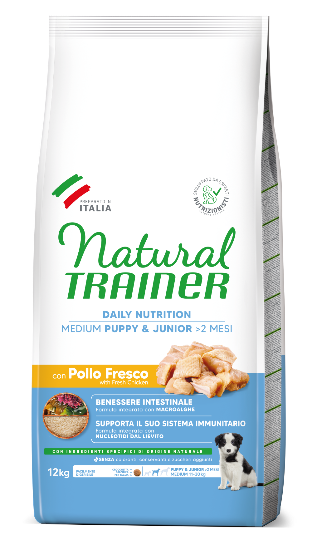 DAILY NUTRITION MEDIUM PUPPY&JUNIOR CON POLLO FRESCO