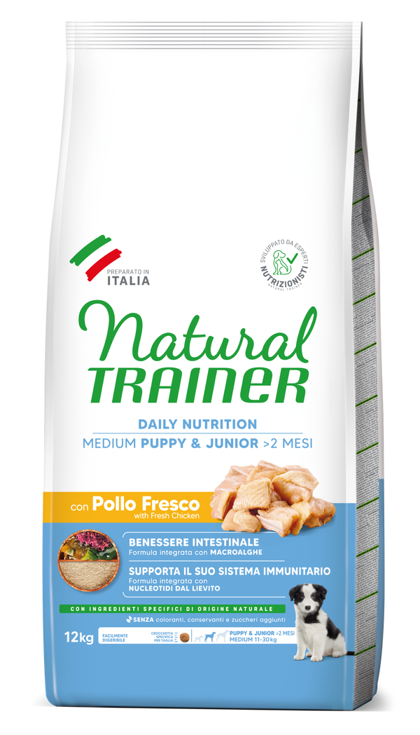 DAILY NUTRITION MEDIUM PUPPY&JUNIOR WITH FRESH CHICKEN