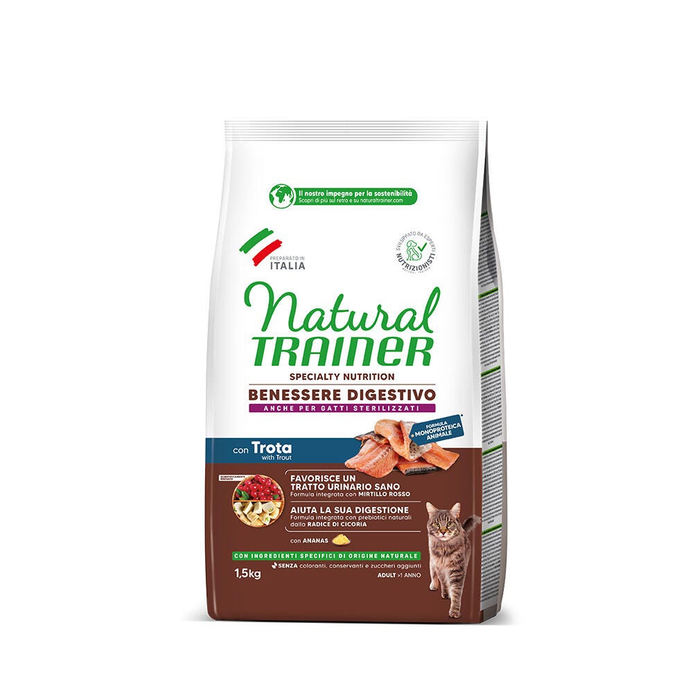 SPECIALTY NUTRITION BENESSERE DIGESTIVO ANIMAL MONOPROTEIN FORMULA WITH TROUT