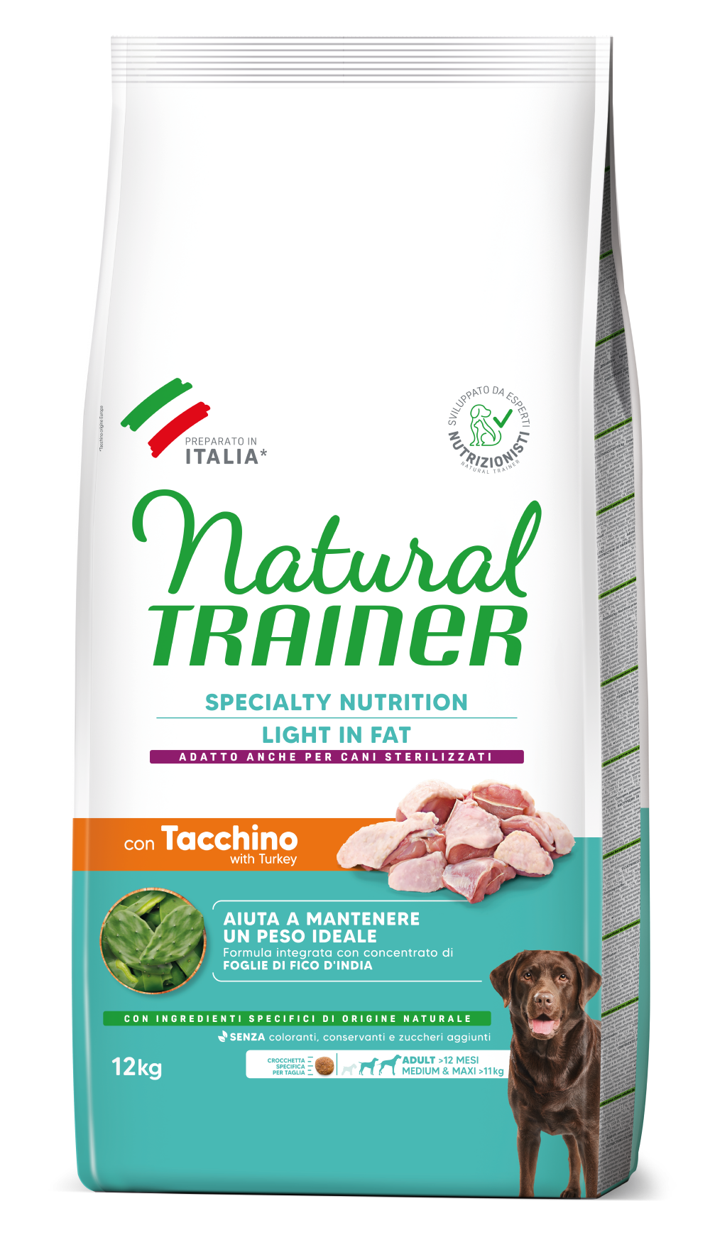 SPECIALTY NUTRITION LIGHT IN FAT MEDIUM&MAXI ADULT CON PAVO