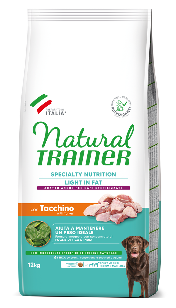 SPECIALTY NUTRITION LIGHT IN FAT MEDIUM&MAXI ADULT WITH TURKEY