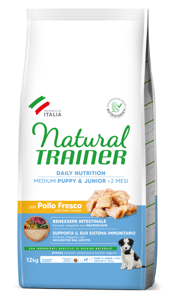 DAILY NUTRITION MEDIUM PUPPY&JUNIOR WITH FRESH CHICKEN