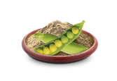 With pea fiber