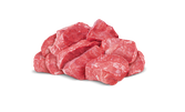 With beef