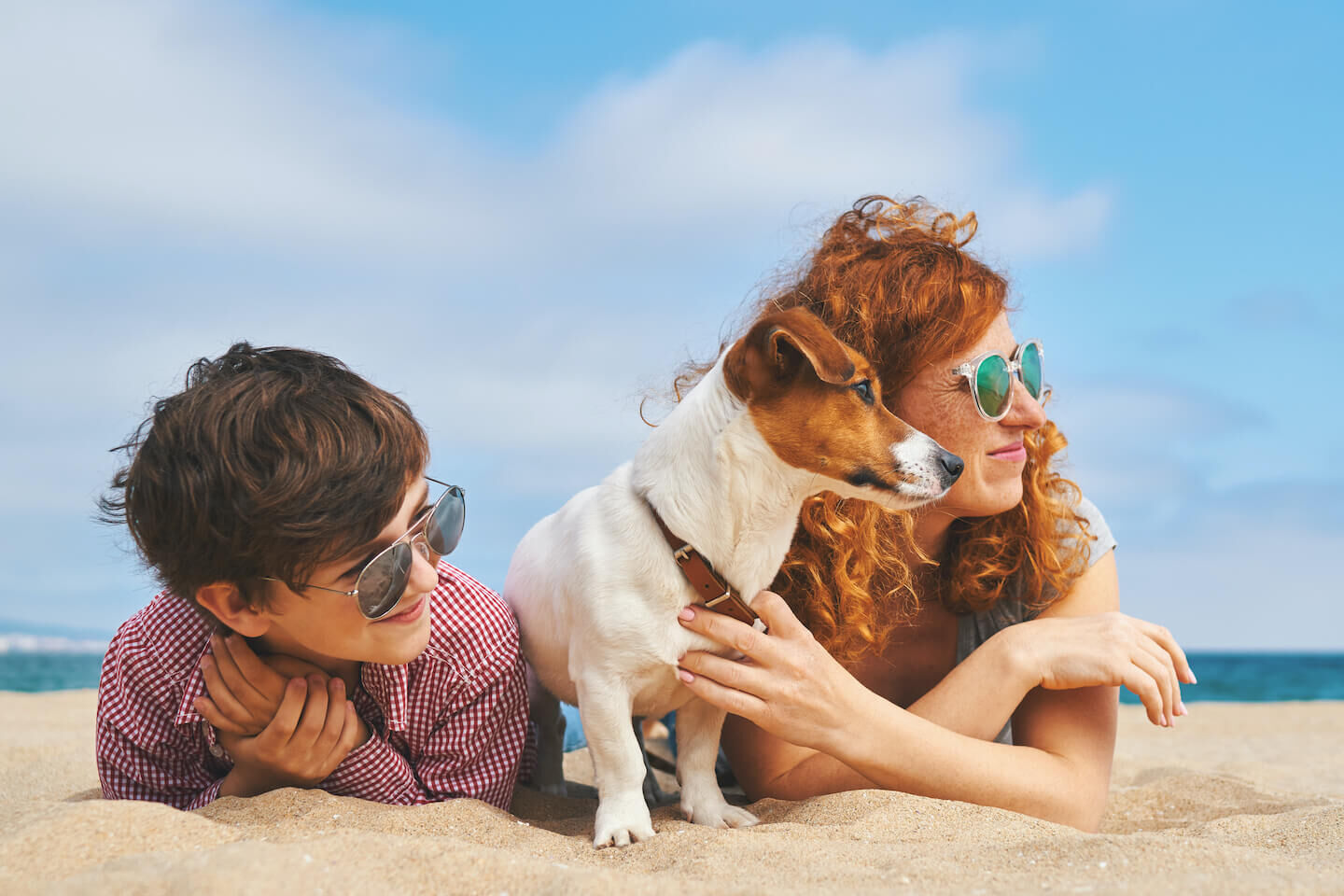 In spiaggia col cane: divertimento assicurato