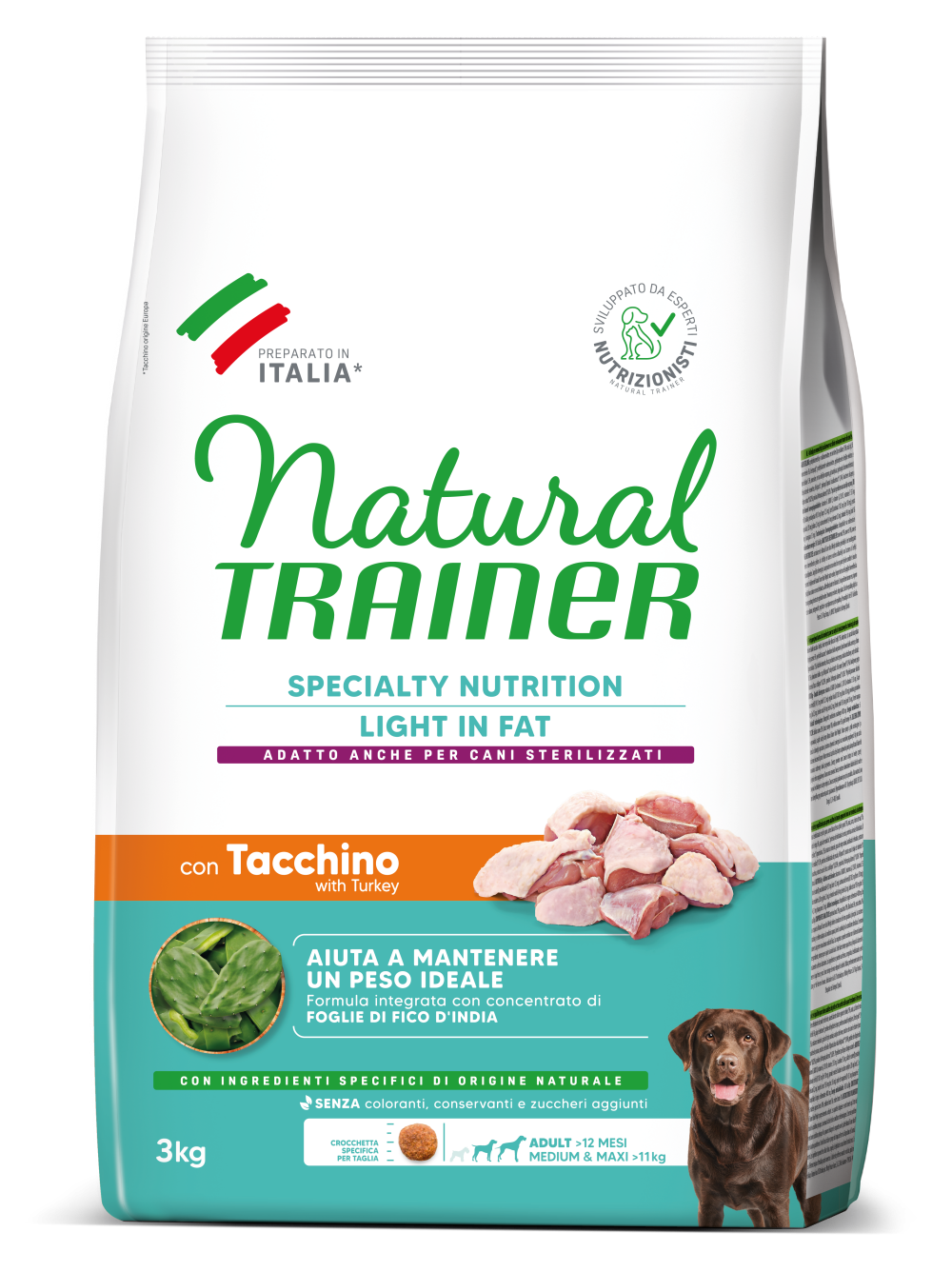 SPECIALTY NUTRITION LIGHT IN FAT MEDIUM&MAXI ADULT CON TACCHINO