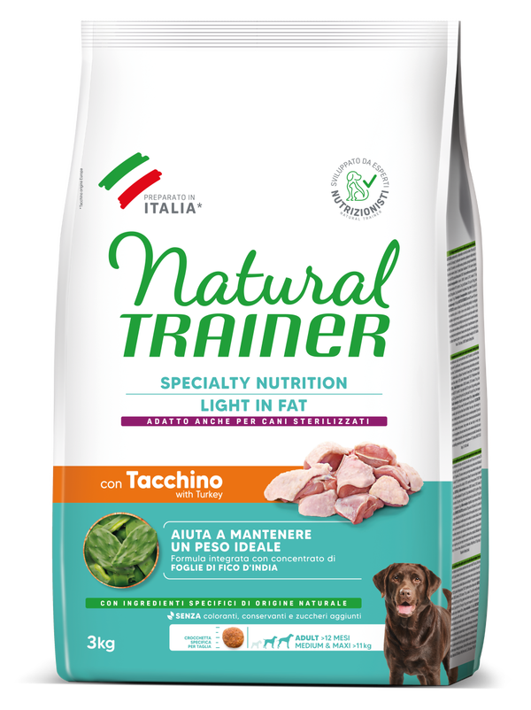 SPECIALTY NUTRITION LIGHT IN FAT MEDIUM&MAXI ADULT CON TACCHINO
