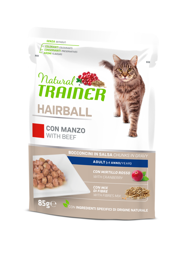 HAIRBALL ADULT BEEF WET