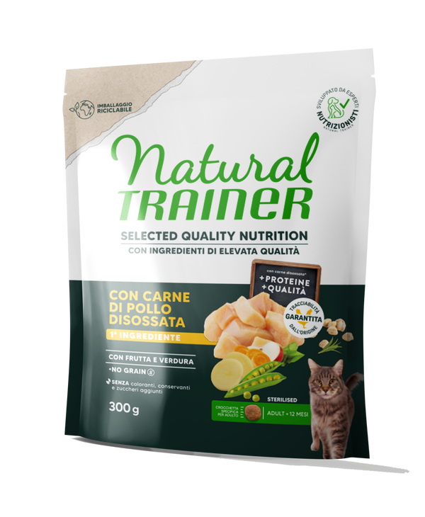 SELECTED QUALITY NUTRITION - ADULT STERILISED - CON CARNE DI POLLO DISOSSATA
