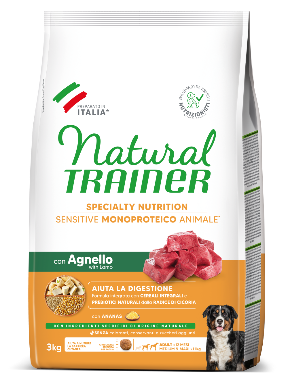 SPECIALTY NUTRITION SENSITIVE MONOPROTEICO ANIMALE  MEDIUM&MAXI ADULT WITH LAMB