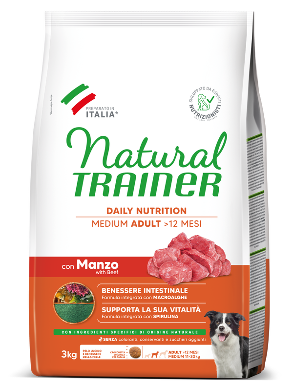 DAILY NUTRITION MEDIUM ADULT CON MANZO