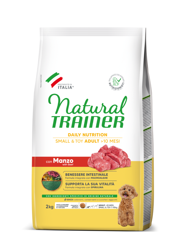 DAILY NUTRITION SMALL&TOY ADULT CON BUEY