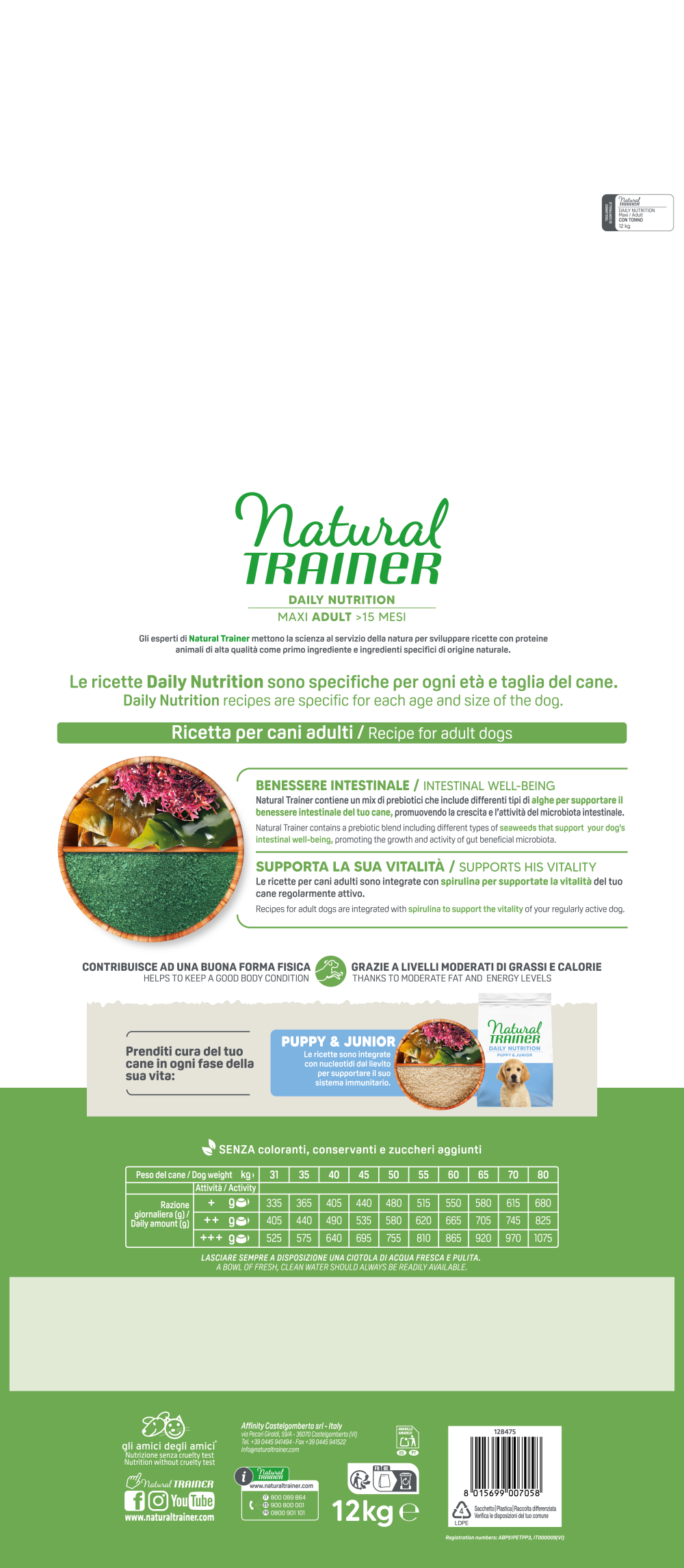 DAILY NUTRITION MAXI ADULT CON TONNO