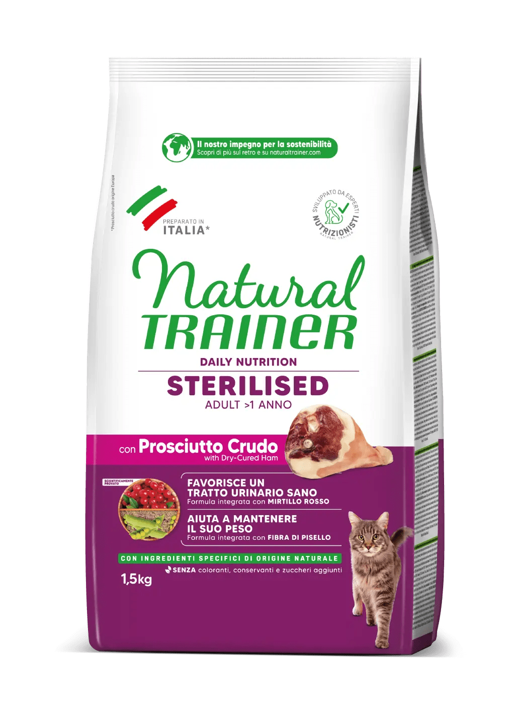 DAILY NUTRITION STERILISED ADULT WITH DRY-CURED HAM