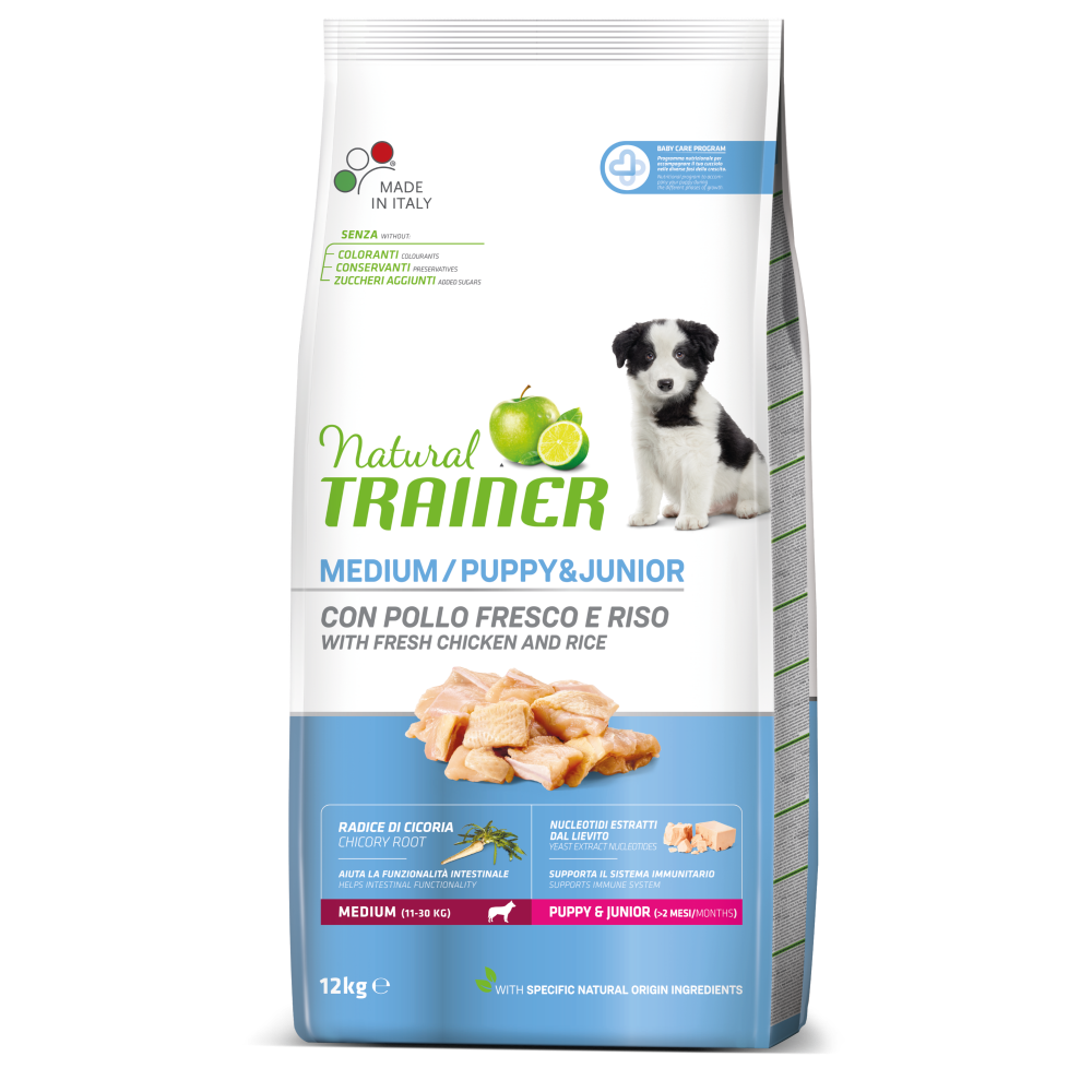 DAILY NUTRITION MEDIUM PUPPY&JUNIOR WITH FRESH CHICKEN