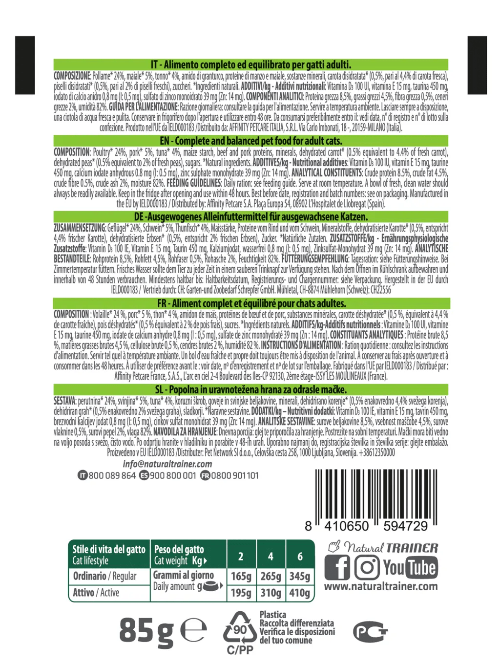 STRACCETTI ADULT TUNA