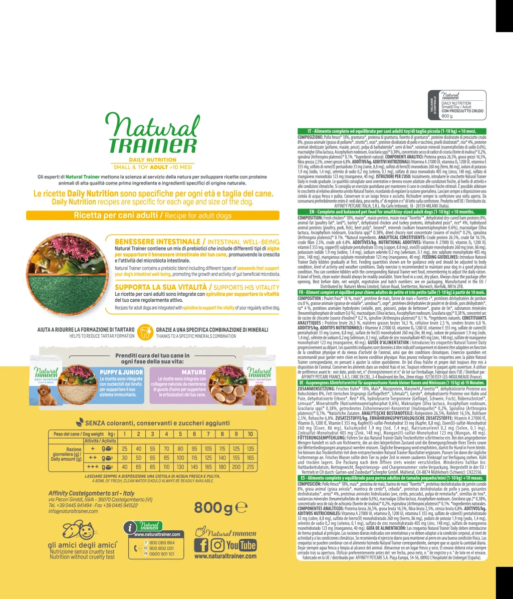 DAILY NUTRITION SMALL&TOY ADULT WITH DRY-CURED HAM