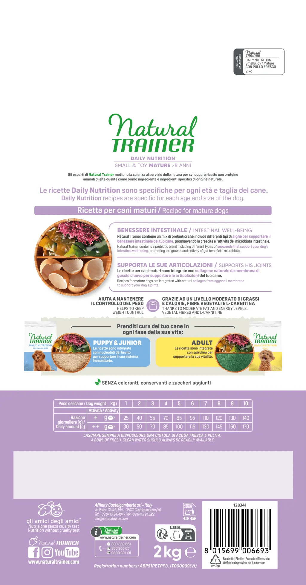 DAILY NUTRITION SMALL&TOY MATURE WITH FRESH CHICKEN
