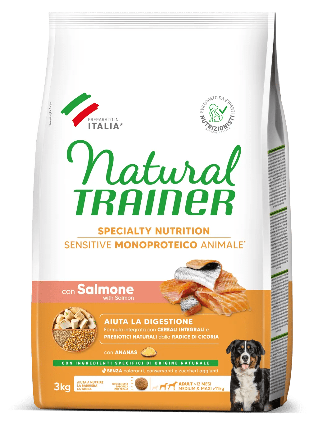 SPECIALTY NUTRITION SENSITIVE MONOPROTEICO ANIMALE  MEDIUM&MAXI ADULT WITH SALMON 