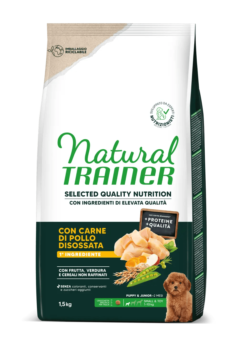 SELECTED QUALITY NUTRITION - PUPPY MINI - WITH DEBONED CHICKEN