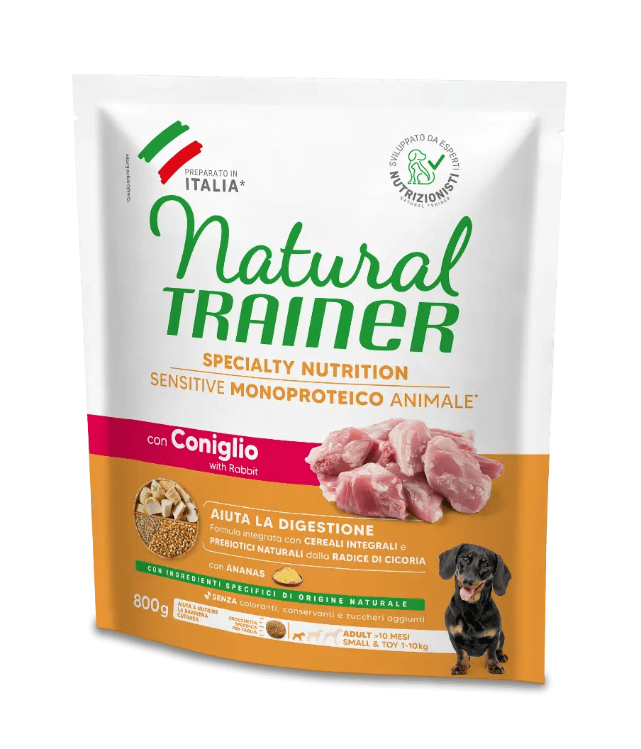 SPECIALTY NUTRITION SENSITIVE MONOPROTEICO ANIMALE NO GLUTEN SMALL&TOY ADULT CON ANATRA E CEREALI INTEGRALI